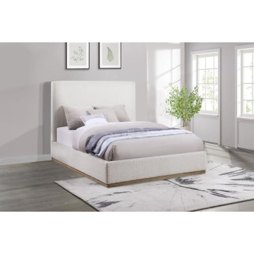Coaster Knox Boucle Upholstered Queen Bed Frame