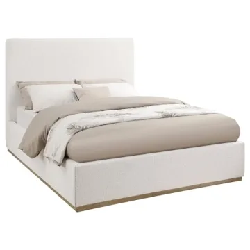 Coaster Knox Boucle Upholstered Queen Bed Frame