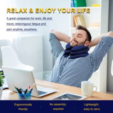 Adjustable Cervical Traction Device for Neck Pain Relief