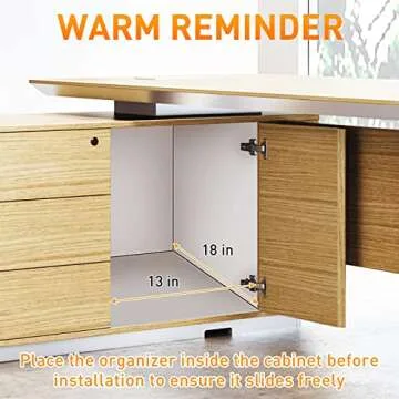 Tksrn Pull Out Cabinet Organizer for Effortless Storage