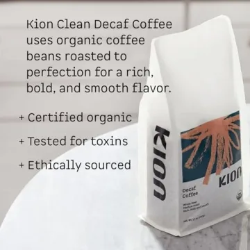 Kion Organic Decaf Whole Bean Coffee - Rich & Bold Flavor