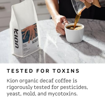 Kion Organic Decaf Whole Bean Coffee - Rich & Bold Flavor