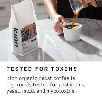 Kion Organic Decaf Whole Bean Coffee - Rich & Bold Flavor