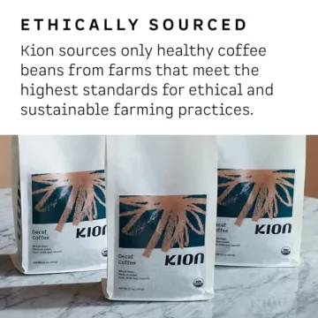 Kion Organic Decaf Whole Bean Coffee - Rich & Bold Flavor