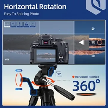 Fotopro 72 Inch Camera Tripod with Wireless Remote