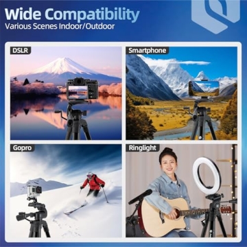 Fotopro 72 Inch Camera Tripod with Wireless Remote