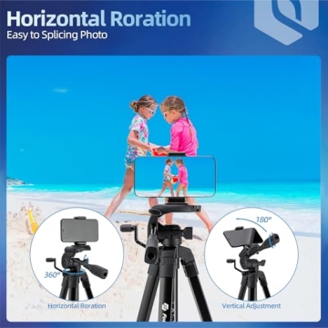 Fotopro 72 Inch Camera Tripod with Wireless Remote