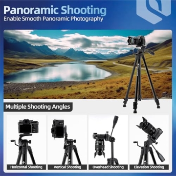 Fotopro 72 Inch Camera Tripod with Wireless Remote