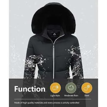 MOERDENG Women's Insulated Winter Down Coat for Stylish Warmth