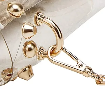 YYW Clear Purse Stadium Approved 2-in-1 Design Detachable Chain