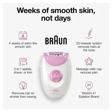 Braun Silk-epil 3 3-270 Epilator for Effortless Hair Removal