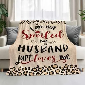 WRAPIX Funny Gifts for Wife - Cozy Fleece Blanket