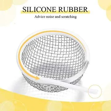 2 Pieces Flying Insect Screen RV Furnace Vent Cover RV Water Heater Vent Cover 2.8 Inches Stainless Steel Mesh with Installation Tool and Silicone Rubber for RV Refrigerator Vents RV Water Heater