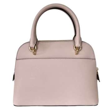Michael Kors Jet Set Medium Logo Dome Satchel (Powder Blush)