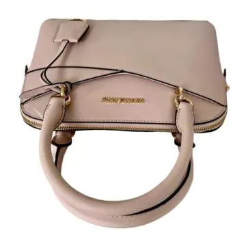 Michael Kors Jet Set Medium Logo Dome Satchel (Powder Blush)