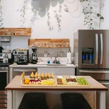 Charcuterie Board Gift Set with Bowls and Knives for Entertaining