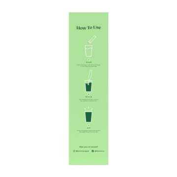 Bloom Nutrition Electric Hand Mixer & 8 Super Greens Powder Stick Packs