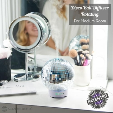 SCANDINORDICA Disco Ball Diffuser for Essential Oils & Ambiance