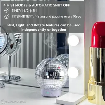SCANDINORDICA Disco Ball Diffuser for Essential Oils & Ambiance