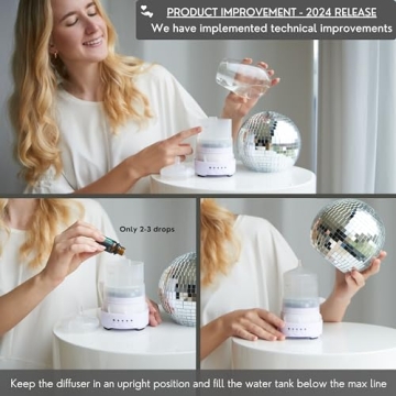 SCANDINORDICA Disco Ball Diffuser for Essential Oils & Ambiance