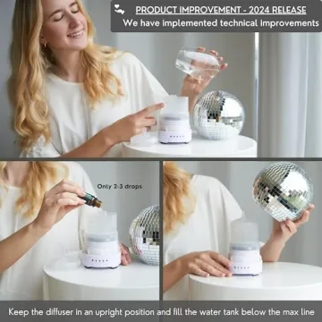 SCANDINORDICA Disco Ball Diffuser for Essential Oils & Ambiance