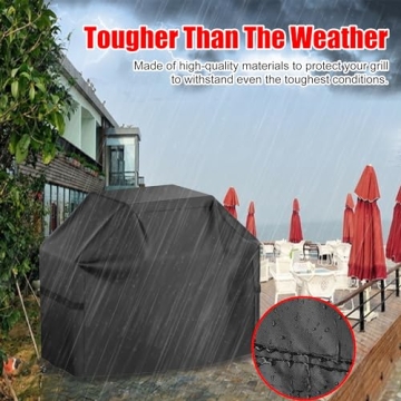 Durable 58 Inch BBQ Grill Cover - Waterproof & Rip-Proof