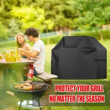 Durable 58 Inch BBQ Grill Cover - Waterproof & Rip-Proof