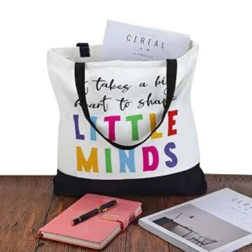 ECOHIP 2 Pack Totes Bag Teacher Appreciation Gifts for Women