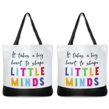 ECOHIP 2 Pack Totes Bag Teacher Appreciation Gifts for Women