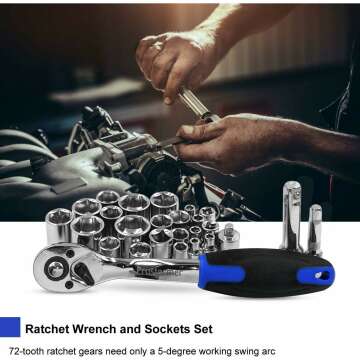 Prostormer 259-Piece Tool Set for Home and Auto Repairs