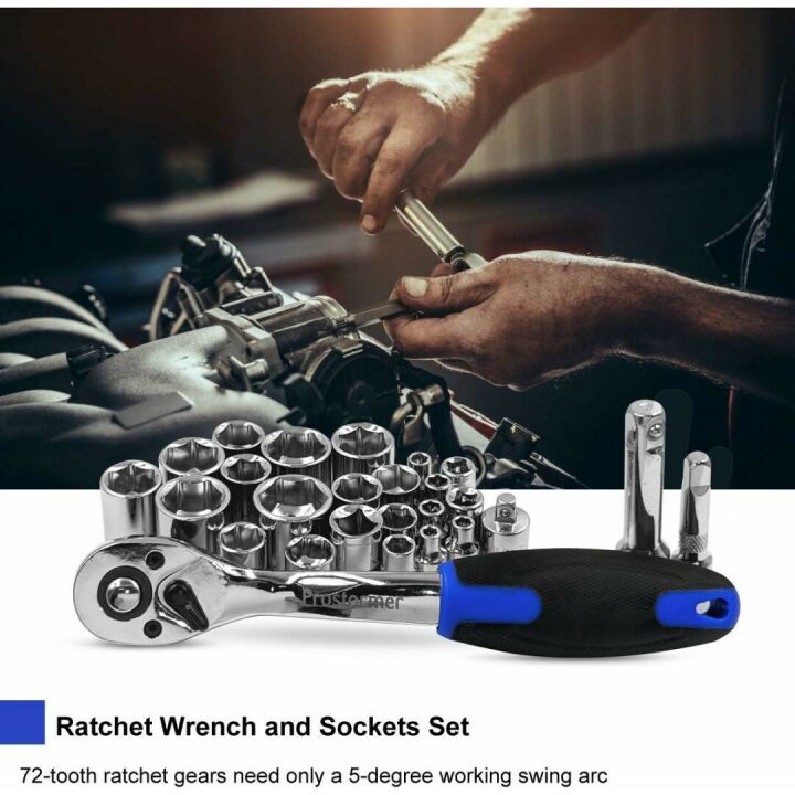 Prostormer 259-Piece Tool Set for Home and Auto Repairs