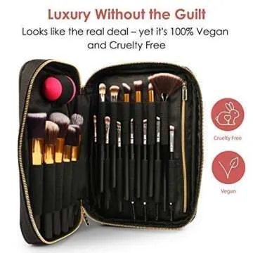 Habe Makeup Brush Organizer for Travel and Daily Use