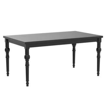 Stylish Roundhill Furniture Wood Dining Table for All