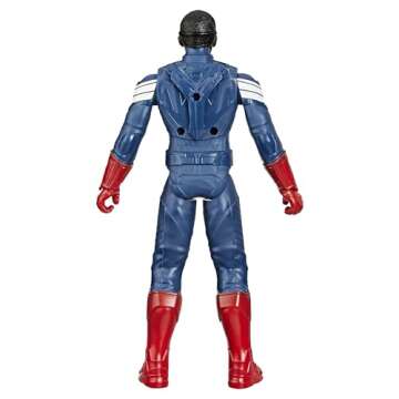 Marvel Studios Captain America Brave New World, Titan Hero Series, 12-Inch Captain America Action Fi...