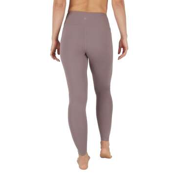 Yogalicious High Waist Ultra Soft Lightweight Leggings - High Rise Yoga Pants - Mocha Nude Tech 28" - Small