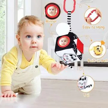 Montessori Sensory Toy Set for Newborns - 4 Interactive Pieces