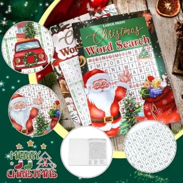 Enjoy Christmas Word Search Books for Adults Large Print
