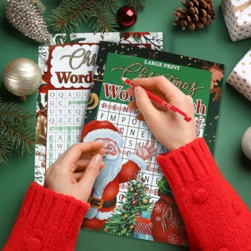 Enjoy Christmas Word Search Books for Adults Large Print
