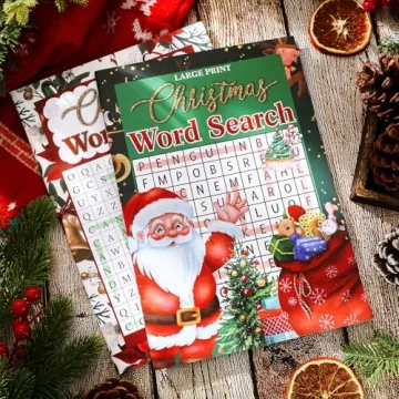 Enjoy Christmas Word Search Books for Adults Large Print