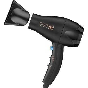 Compact INFINITIPRO Travel Hair Dryer for Effortless Styling