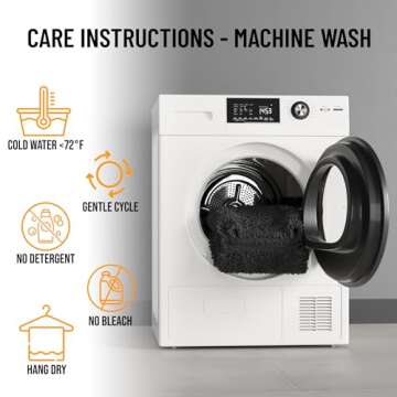 Ottomanson Indoor Solid Shag Design Rubber Back 2x5 Soft Pile Shag Runner Rug for Hallway, Entryway, Kitchen, Living Room, Bedroom, Bathroom, 20" x 59", Black