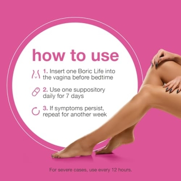 NutraBlast Boric Acid Vaginal Suppositories - 100% Pure in USA