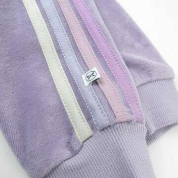 HonestBaby Organic Cotton Velour Hoodie & Jogger Set