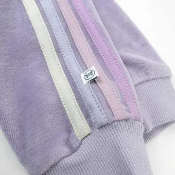 HonestBaby Organic Cotton Velour Hoodie & Jogger Set