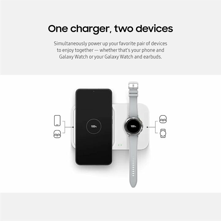 Fast Charge 2 Devices - Samsung 15W Wireless Charger