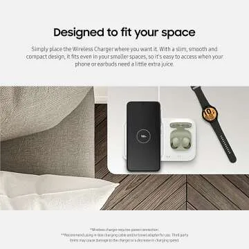 Fast Charge 2 Devices - Samsung 15W Wireless Charger