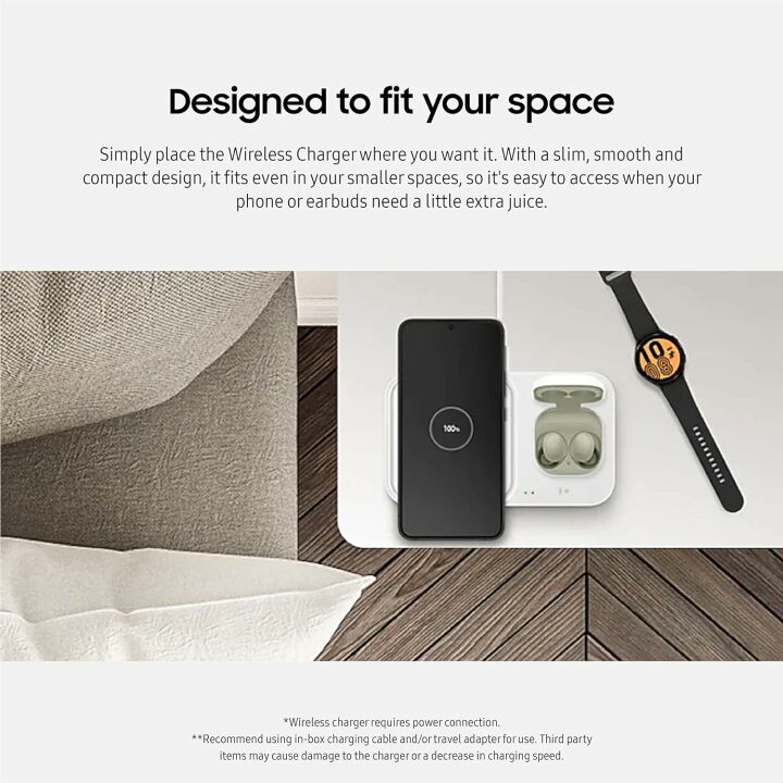 Fast Charge 2 Devices - Samsung 15W Wireless Charger