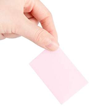 Aysekone 600 Pieces Pink Disposable Nail Art Gel Polish Remover Pads Bath Manicure Nail Wipes Cotton...