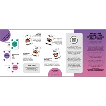 Mrs. Wordsmith Phonics Card Game for Kids in Grades K-2