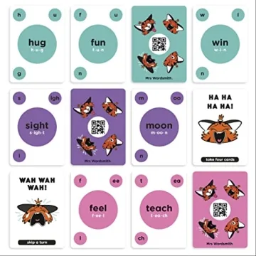 Mrs. Wordsmith Phonics Card Game for Kids in Grades K-2